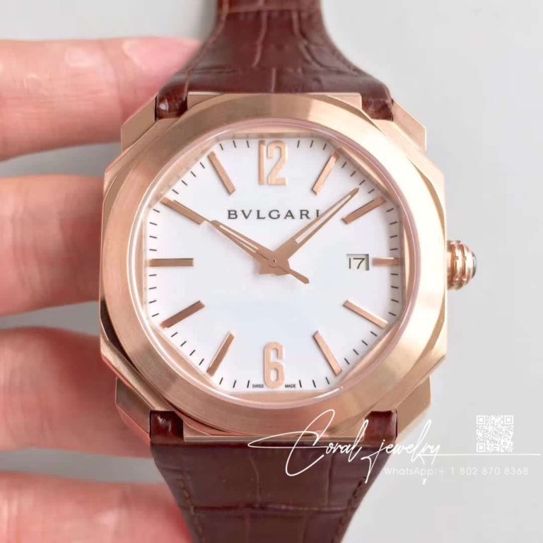 Replica Bvlgari Octo Bv Factory Rose Gold Bezel (1)