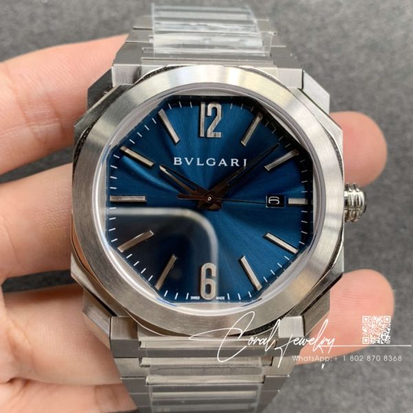 Replica Bvlgari Octo Finissimo 103431 Bv Factory Silver Strap (1)