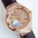 Replica Piaget Polo Mks Factory Rose Gold Case Diamond Dial (2)