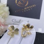 Van Cleef & Arpels Frivole Earrings, Small Model Yellow Gold, Diamond Vcarb65700 (5)