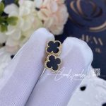 Van Cleef & Arpels Sweet Alhambra Earstuds Yellow Gold, Onyx Vcara44900 (4)