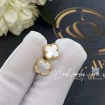 Van Cleef & Arpels Sweet Alhambra Earstuds Yellow Gold, Mother Of Pearl Vcara44800 (4)