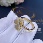 Van Cleef & Arpels Frivole Ring, 1 Flower, Small Model Yellow Gold Vcarp2ds00 (6)