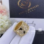 Van Cleef & Arpels Perlée Clovers Ring, Yellow Gold, Diamond Vcaro3y700 (6)