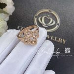 Van Cleef & Arpels Vintage Alhambra Ring Rose Gold, Diamond, Vcarn9zt00 (4)