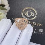 Van Cleef & Arpels Vintage Alhambra Ring Rose Gold, Diamond, Vcarn9zt00 (5)