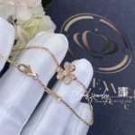 Van Cleef & Arpels Frivole Bracelet, Mini Model Rose Gold, Diamond Vcarp7rd00 (2)