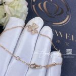 Van Cleef & Arpels Frivole Bracelet, Mini Model Rose Gold, Diamond Vcarp7rd00 (3)