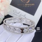 Van Cleef & Arpels Perlée Clovers Bracelet, White Gold, Diamond Vcaro25m00 (1)