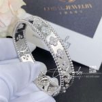 Van Cleef & Arpels Perlée Clovers Bracelet, White Gold, Diamond Vcaro25m00 (3)