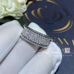 Van Cleef & Arpels Perlée Diamonds Ring, 3 Rows White Gold, Diamond Vcarn9q000 (4)