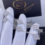 Van Cleef & Arpels Sweet Alhambra Bracelet, 6 Motifs White Gold, Diamond Vcaro85700 (4)