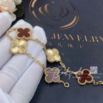 Van Cleef & Arpels Vintage Alhambra Bracelet, 5 Motifs Vcarp7rp00 – Yellow Gold Edition (4)