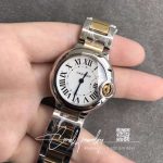 Replica Ballon Bleu De Cartier 28mm W69007z3 Af Factory White Dial (2)