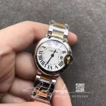 Replica Ballon Bleu De Cartier 28mm W69007z3 Af Factory White Dial (6)