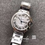 Replica Ballon Bleu De Cartier 28mm W69010z4 Af Factory Stainless Steel White Dial (6)