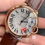 Replica Ballon Bleu De Cartier 42mm W6900551 Af Factory Brown Leather Strap (3)