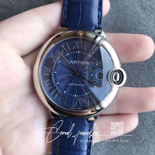 Replica Ballon Bleu De Cartier 42mm Wsbb0027 Af Factory Blue Strap (1)