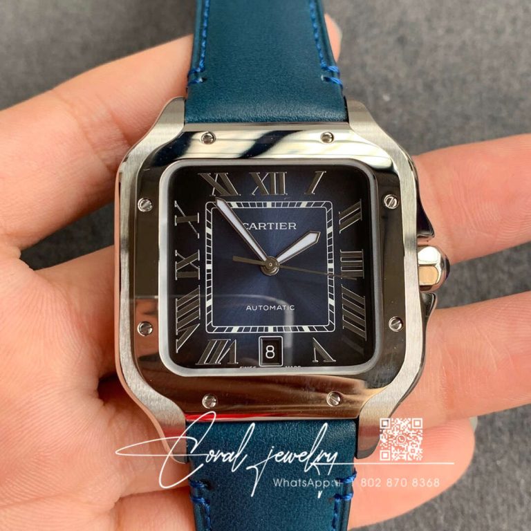 Replica Cartier De Santos Wssa0030 Bv Factory Stainless Steel Bezel (1)