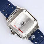 Replica Cartier Santos Gf Factory Blue Strap (8)