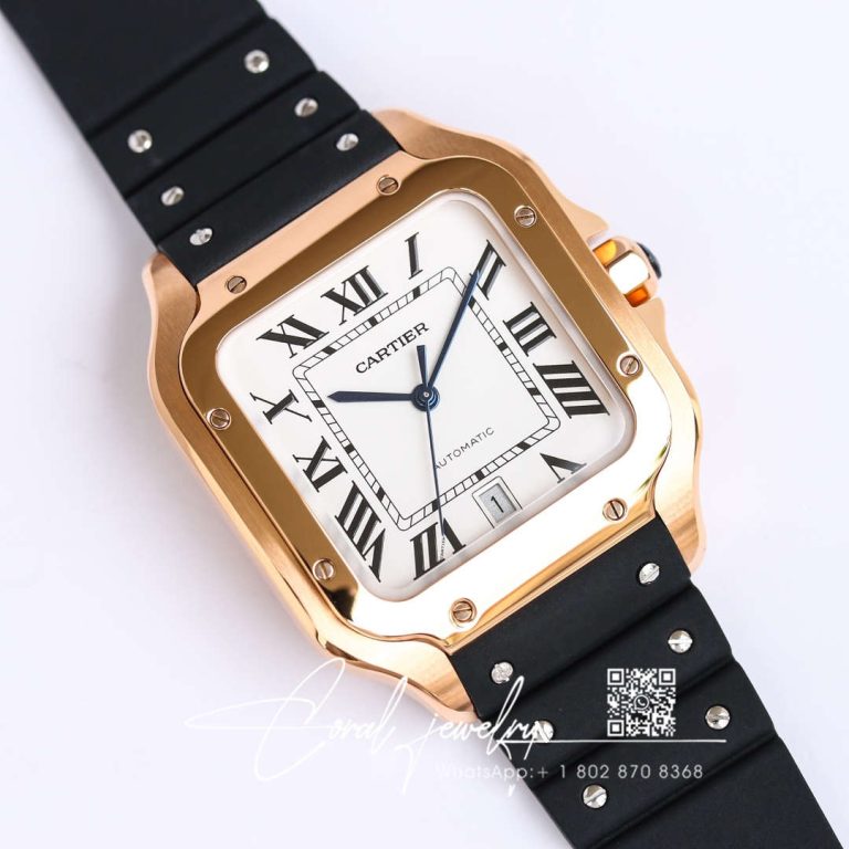 Replica Cartier Santos Wgsa0007 Gf Factory V2 White Dial (2)