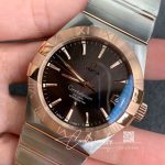 Replica Omega Constellation 123.20.31.20.13.001 Vs Factory Brown Dial (3)