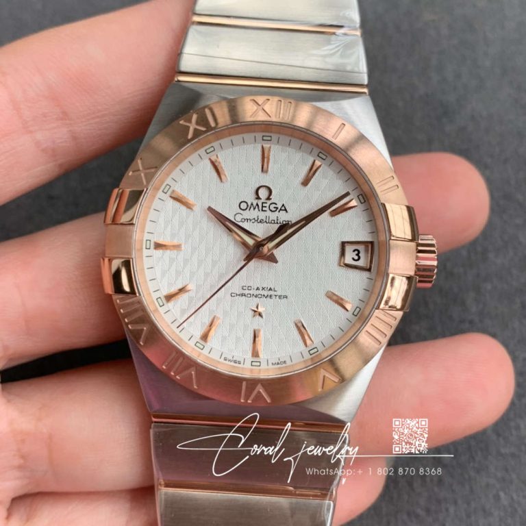 Replica Omega Constellation 123.20.38.21.02.006 Vs Factory Gold Bezel (1)