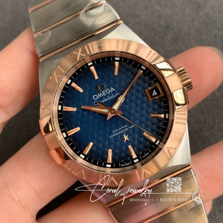 Replica Omega Constellation 123.20.38.21.03.001 Vs Factory Gold Bezel (2)