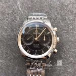 Replica Omega De Ville Chronograph 42mm 431.10.42.51.01.001 Om Factory Black Dial (4)