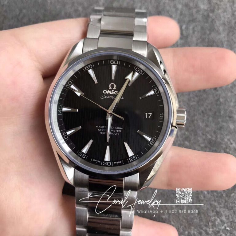 Replica Omega Seamaster 231.10.42.21.06.001 Vs Factory Stainless Steel Strap (1)