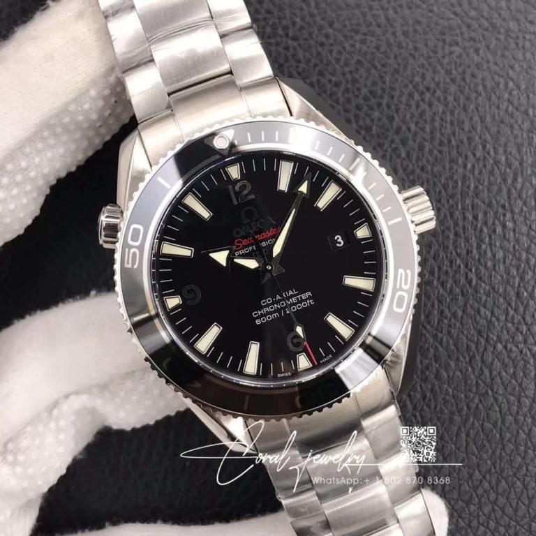 Replica Omega Seamaster 232.30.42.21.01.001 Planet Ocean 600m Vs Factory Black Dial (2)