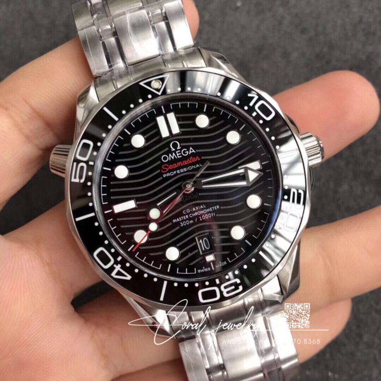 Replica Omega Seamaster Diver 300m 210.30.42.20.01.001 Vs Factory Black Bezel (2)