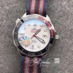 Replica Omega Seamaster Diver 300m Co Axial 41mm Commander 007 212.32.41.20.04.001 Ur Factory White Dial (6)