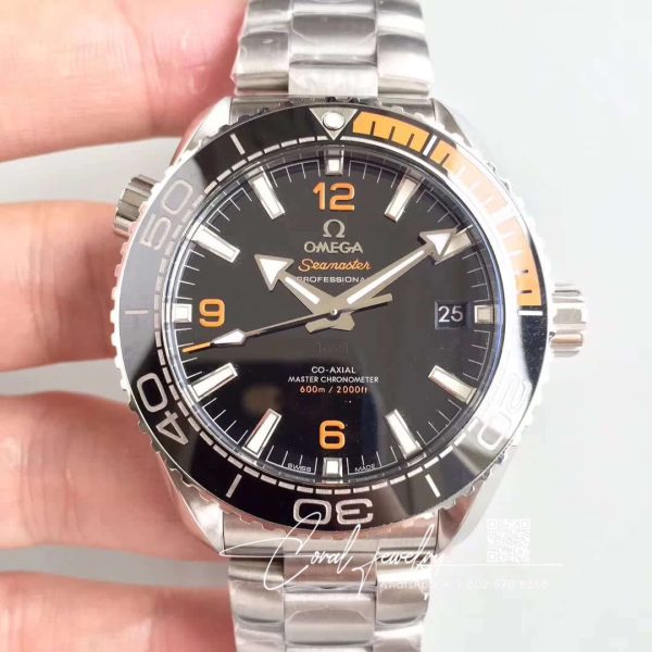 Replica Omega Seamaster Planet Ocean 600m 215.30.44.21.01.002 Om Factory V2 Black Dial (1)