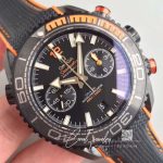 Replica Omega Seamaster Planet Ocean 600m Chronograph 215.32.46.51.01.001 Om Factory V2 Black Dial (4)