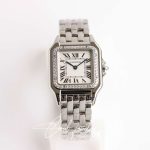 Replica Panthere De Cartier W4pn0008 27mm Bv Factory White Dial Stainless Steel (1)