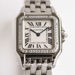 Replica Panthere De Cartier W4pn0008 27mm Bv Factory White Dial Stainless Steel (3)