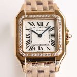 Replica Panthere De Cartier Wjpn0009 27mm Gf Factory Rose Gold White Dial (3)