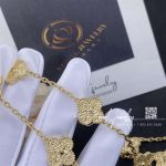 Van Cleef & Arpels Vintage Alhambra Necklace, 10 Motifs 18k Yellow Gold Vcaro1id00 (6)