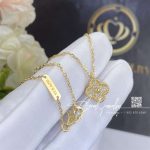 Van Cleef & Arpels Sweet Alhambra Pendant Yellow Gold, Diamond Vcaro85900 (3)