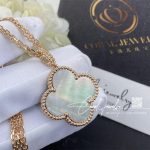 Van Cleef & Arpels Magic Alhambra Long Necklace, 1 Motif Rose Gold, Mother Of Pearl Vcarp6i200 (3)