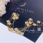 Van Cleef & Arpels Sweet Alhambra Long Necklace, 16 Motifs Yellow Gold (7)