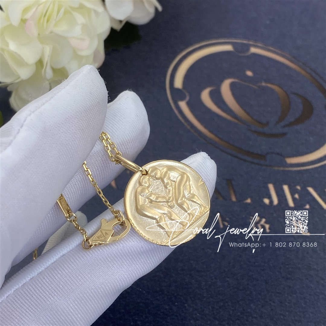 Van Cleef & Arpels Zodiaque Medal Geminorum (gemini) Vcarp7sv00 (2)