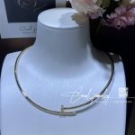 Cartier Juste Un Clou Collar Necklace Small Model, Yellow Gold Diamonds Ref. N7424422 (1)