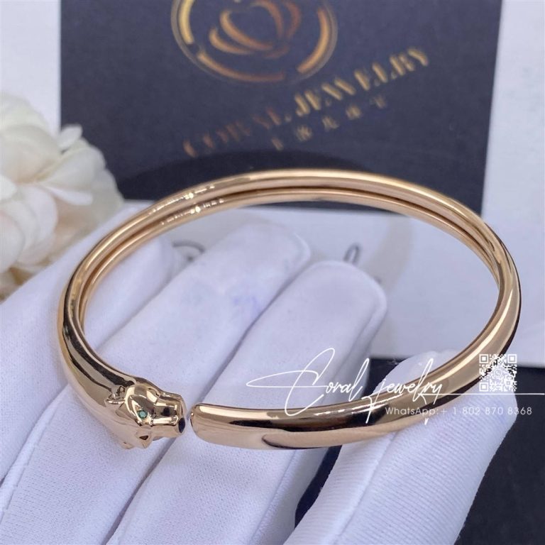 Cartier Panthère De Cartier Bracelet Rose Gold, Onyx, Tsavorite Garnets Ref. B6067317 (2)