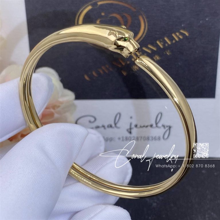 Cartier Panthère De Cartier Bracelet Yellow Gold, Onyx, Tsavorite Garnets Ref. B6067217 (3)