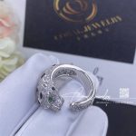 Cartier Panthère De Cartier Ring White Gold, Diamonds, Emeralds, Onyx Ref. N4767800 (9)