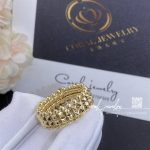 Cartier clash de cartier ring double row model yellow gold ref. b4238300 (1)