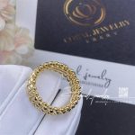 Cartier clash de cartier ring double row model yellow gold ref. b4238300 (2)