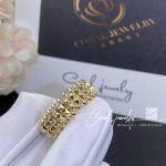 Cartier clash de cartier ring double row model yellow gold ref. b4238300 (3)